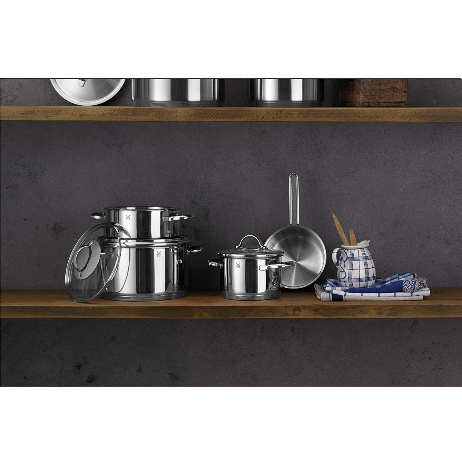 WMF Provence Plus Cromargan Pot, Silver, 16 cm, 1.4 Litre, 23.5 x 21.5 x 12.5 cm - Image 2