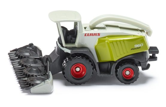 siku 1418, Claas Forage Harvester, Metal/Plastic, White/Green, Swivelling ejection pipe