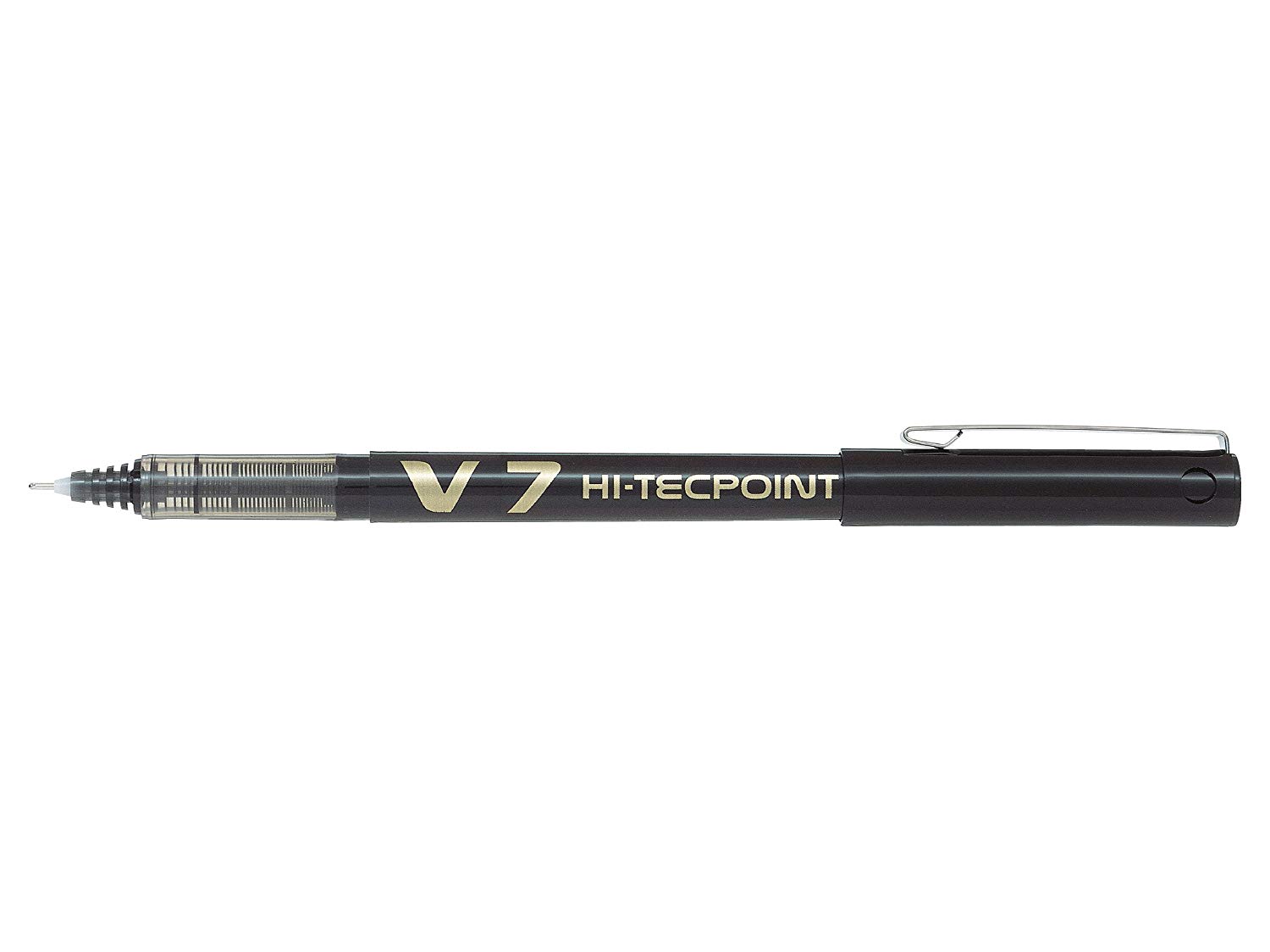 Pilot, Blister 3 V5 Hi-Tecpoint, Liquid Ink Rollerball Pen Moyen Noir, bleu, Rouge & vert, Black, Blue, Red, Green - Image 2