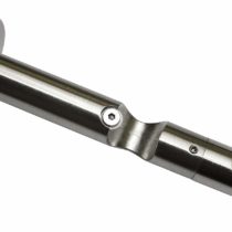 Gardinia Bracket Ø 20 mm 8/6, Metal, Stainless Steel Finish, 8 x 8 x 0.02 cm
