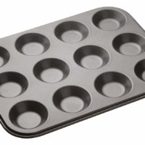 MasterClass 12 Hole Mince Pie Baking Tray with PFOA Free Non Stick, Robust 1mm Carbon Steel, 32 x 24cm Jam Tart Tin