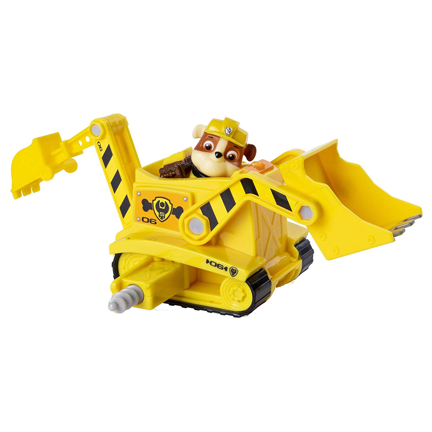 Paw Patrol Rubble's Transforming Bulldozer - Transformerende Bulldozer Met Rubble Figuur