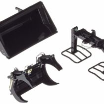Wiking 7385 Front Loader Tools Set A, Black