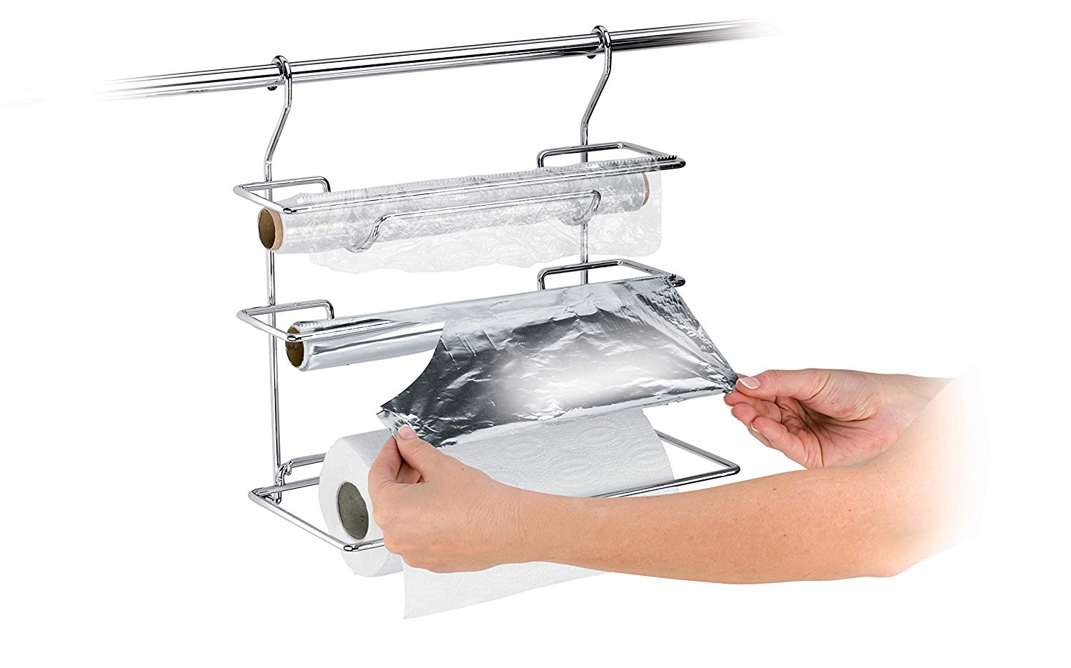 Tescoma Dispenser 3 Places cm 33 Monti, Assorted, 33 x 10.3 x 33.5 cm - Image 3