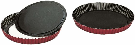IBILI Fruit Tart Mould Venus 24 cm, Steel, Red
