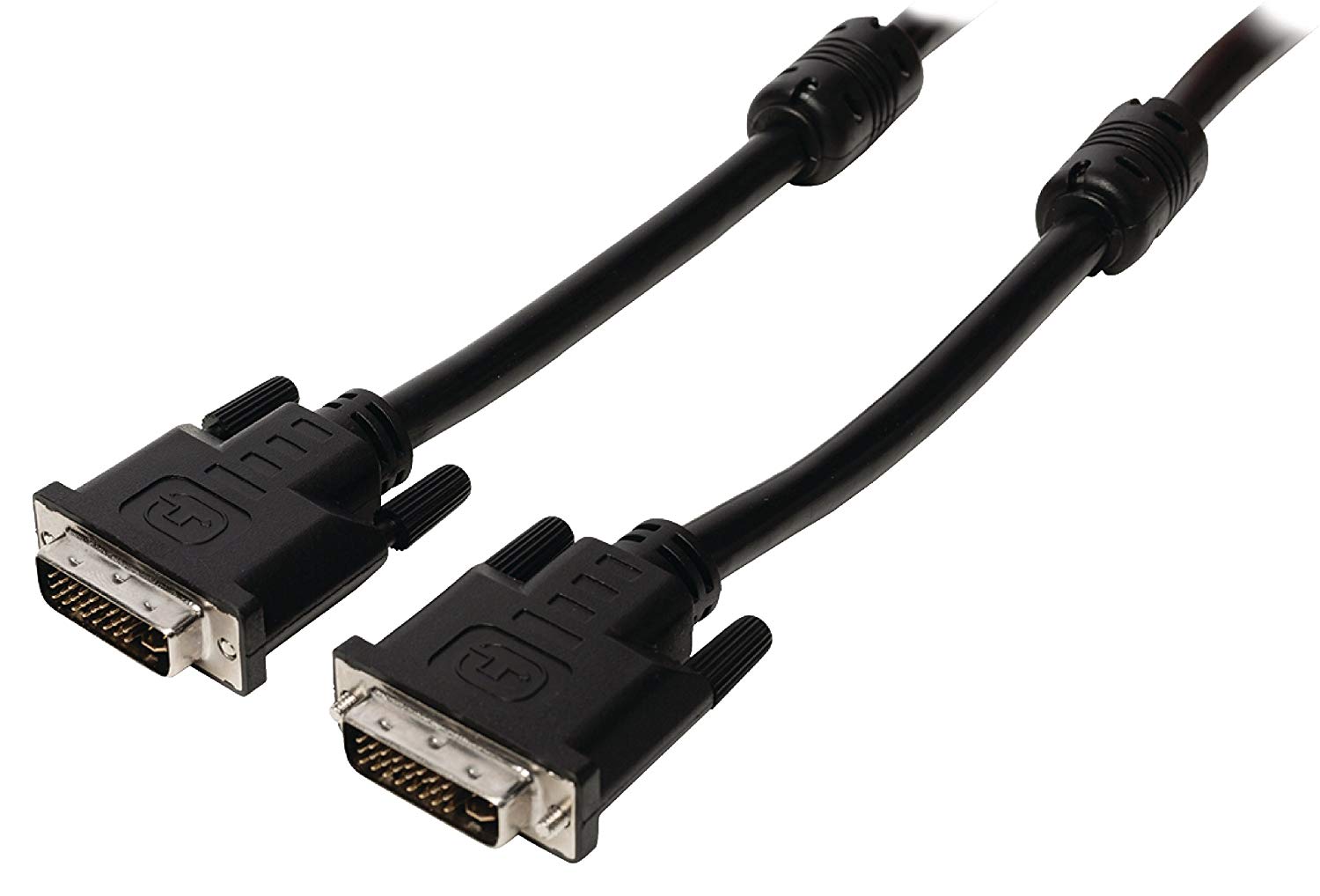 Valueline VLCP32050B20 2.00m DVI-I 24+5 Pin Male to DVI-I 24+5 Pin Male DVI Cable - Black, 2 Meters - Image 2