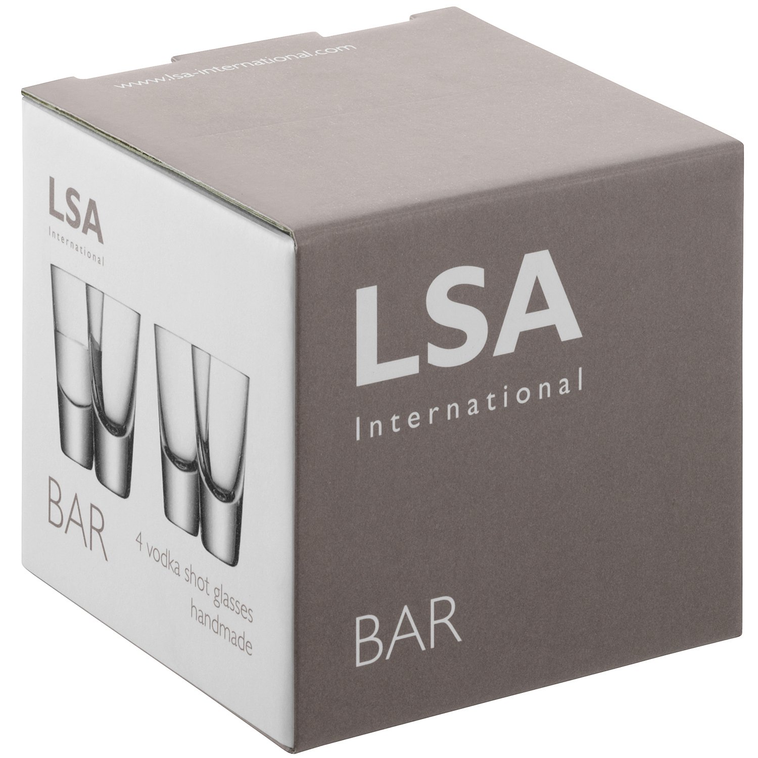 LSA International Bar Vodka Glass 100ml Clear, Transparent, 4 Count (Pack of 1) - Image 4