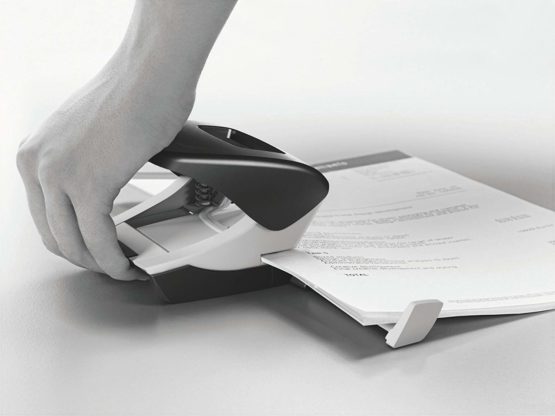 Leitz 51380085 Office Hole Punch Strong NeXXt 40 Sheets Grey - Image 3