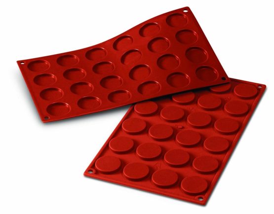 silikomart Silicone Mould Florentines, Mini, 35 mm, Terracotta, SF030/C