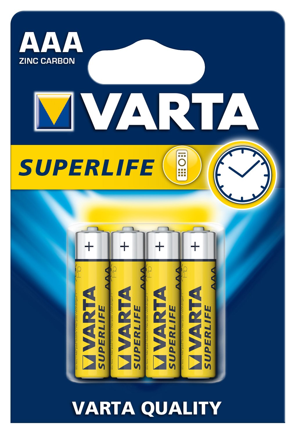 Varta 45182 R03/AAA (Micro) (2003) - Zinc chloride battery 1.5 V, standard