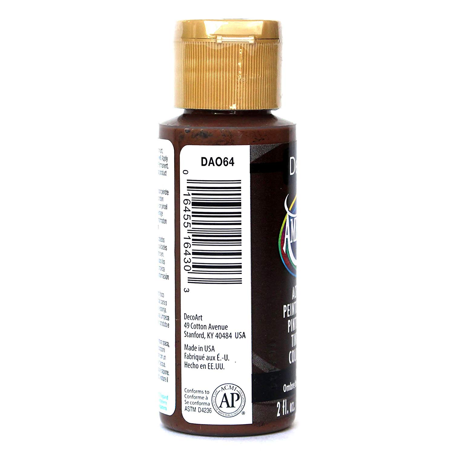 Deco Art Americana 2 oz Acrylic Multi-Purpose Paint, Burnt Umber,Brown,59 ml(Pack of 1), 59 ml (Pack of 1) - Image 2