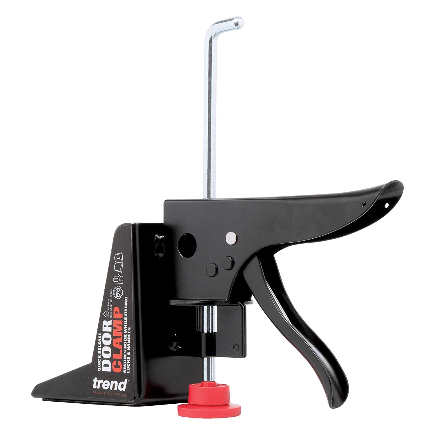 Trend Quick Release Door Clamp Stand, Efficient Door Installation & Maintenance, D/CLAMP/A, Black, 55mm - Image 2