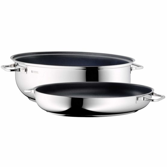 WMF Extra Roasting Dish with Metal Lid, Silver, 8,5 L - Image 4
