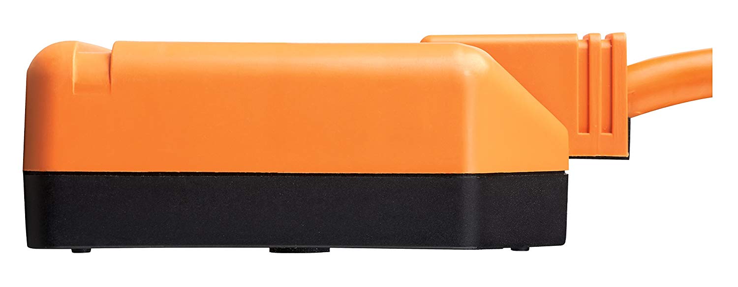 Masterplug Heavy Duty Single Socket Extension Lead, 10 Metres, Orange ...