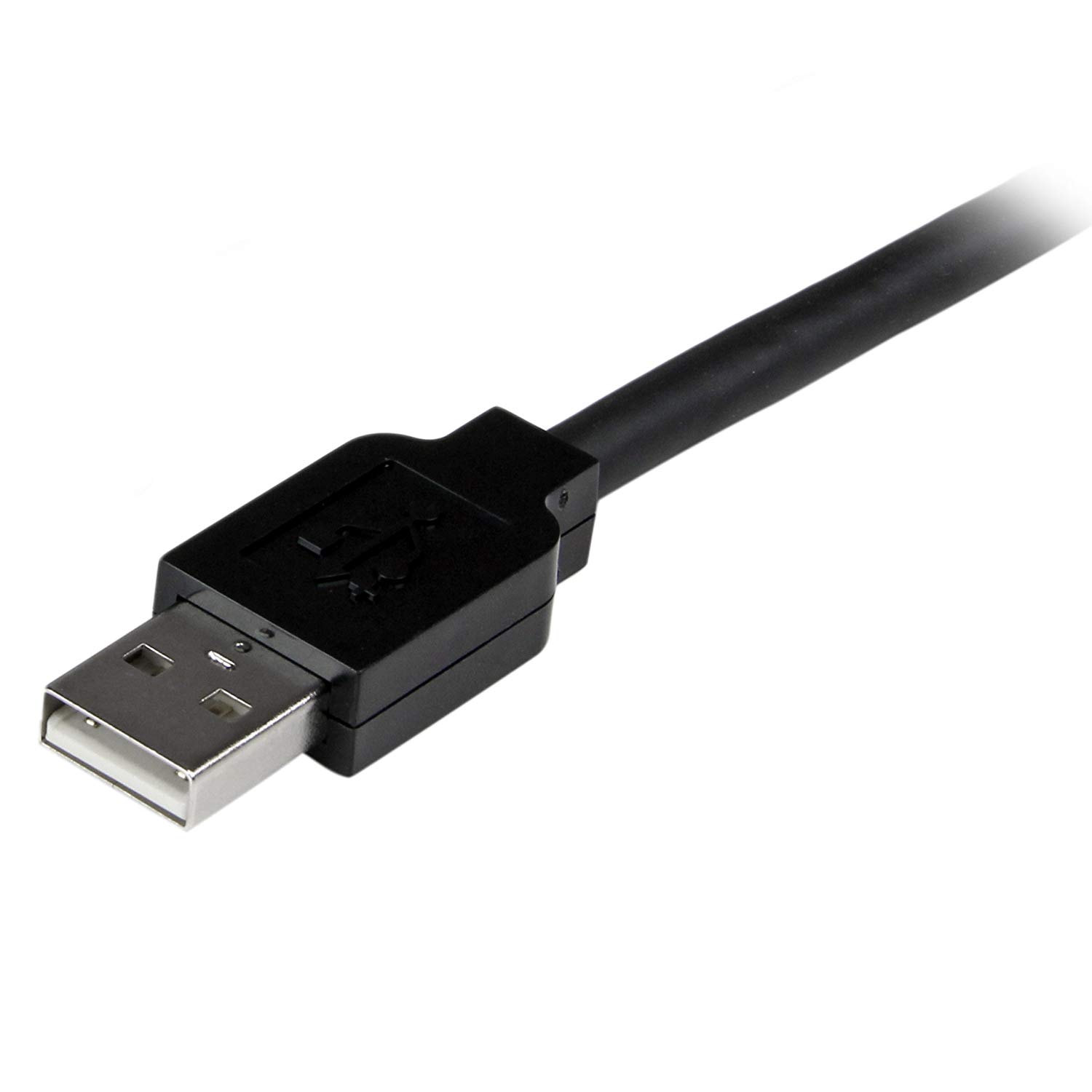StarTech.com 15m USB 2.0 Active Extension Cable, M/F, 15 meter USB 2.0 Repeater Cable Cord, USB A Male to USB A Female, 15 m, Black (USB2AAEXT15M) - Image 3