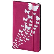 Hama 95673 Up to Fashion Nylon Case for up to 48 CDs/DVDs - Pink 'Butterfly'