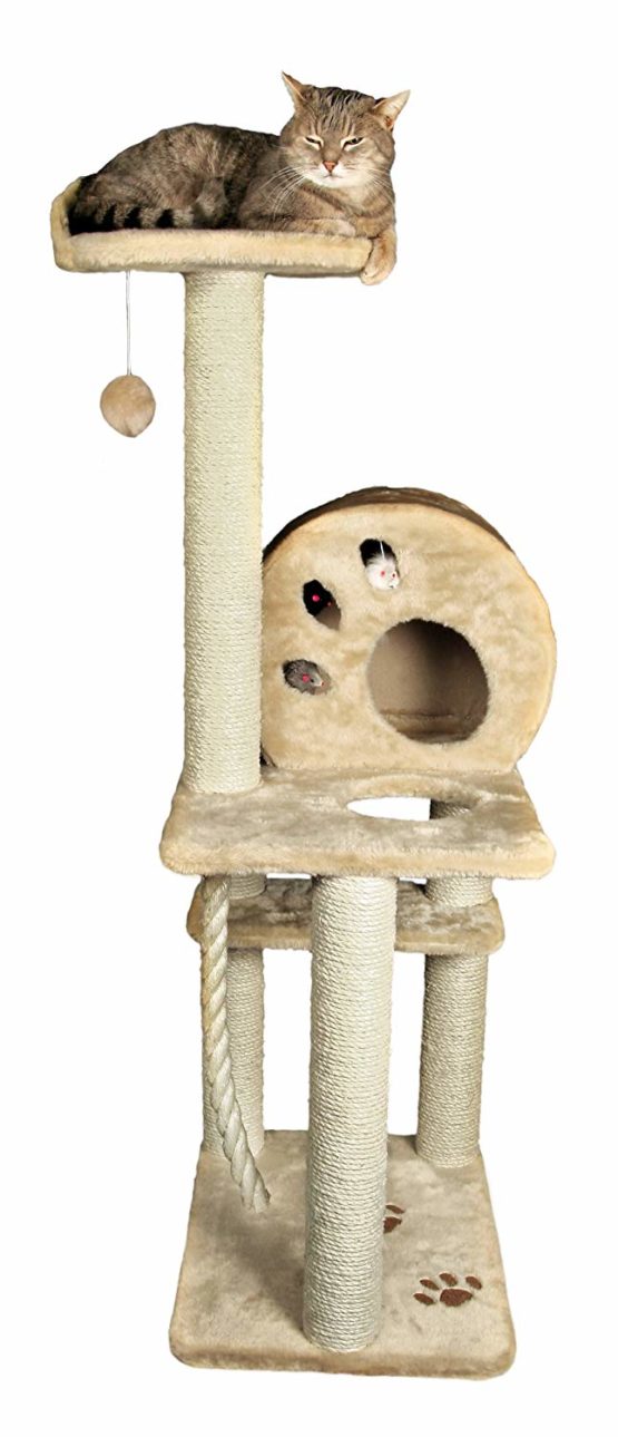 Trixie Salamanca Scratching Cat Tree Post, 8 x 138 cm, Beige - Image 2