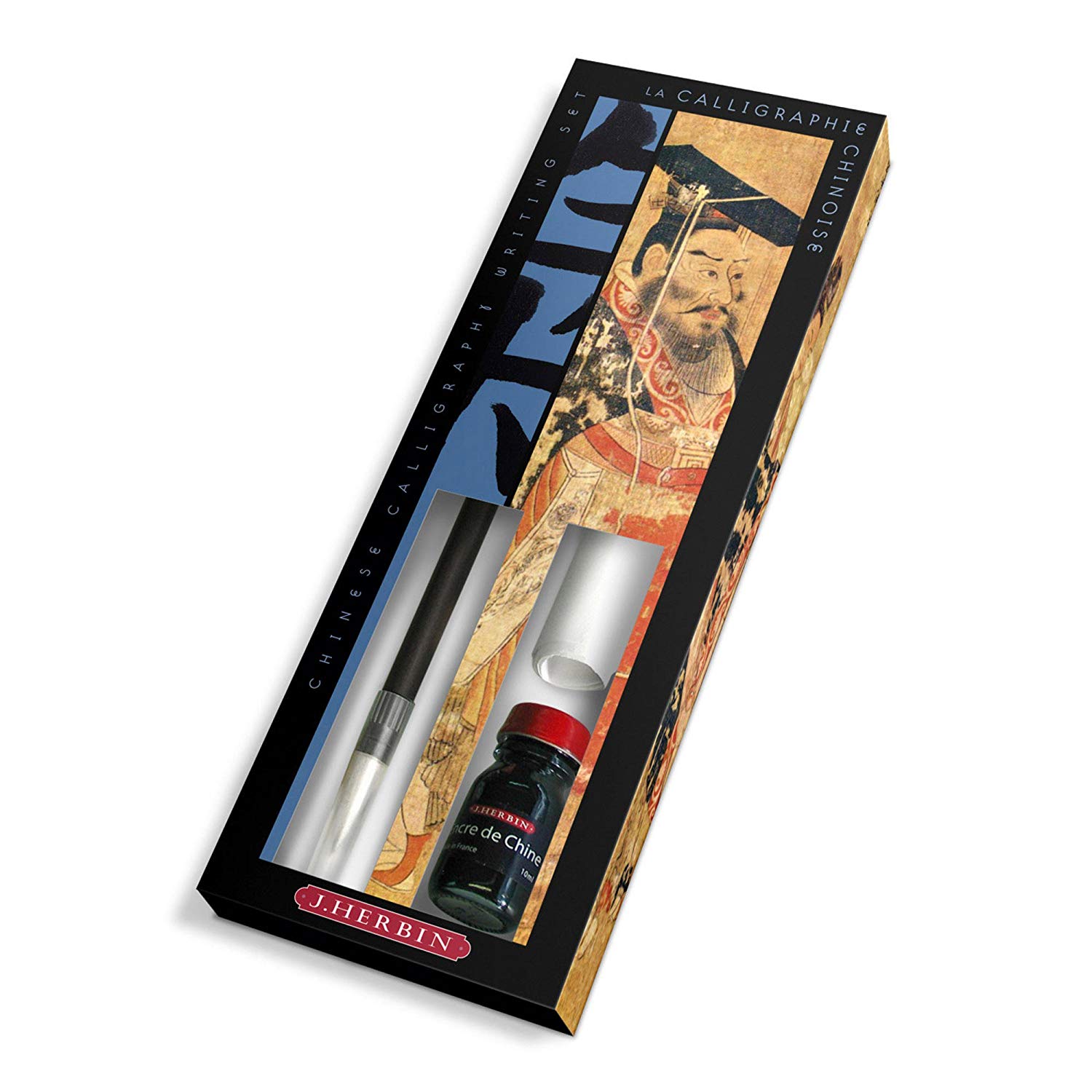 Jacques Herbin 28109T, ''Chinese Calligraphy'' set including a Chinese brush, one sheet of Chinese paper - Image 2