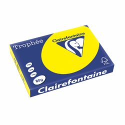 Clairefontaine Trophee Sunshine 1887C Paper DIN A3 Canary Yellow 80 g/m2 500 Sheets
