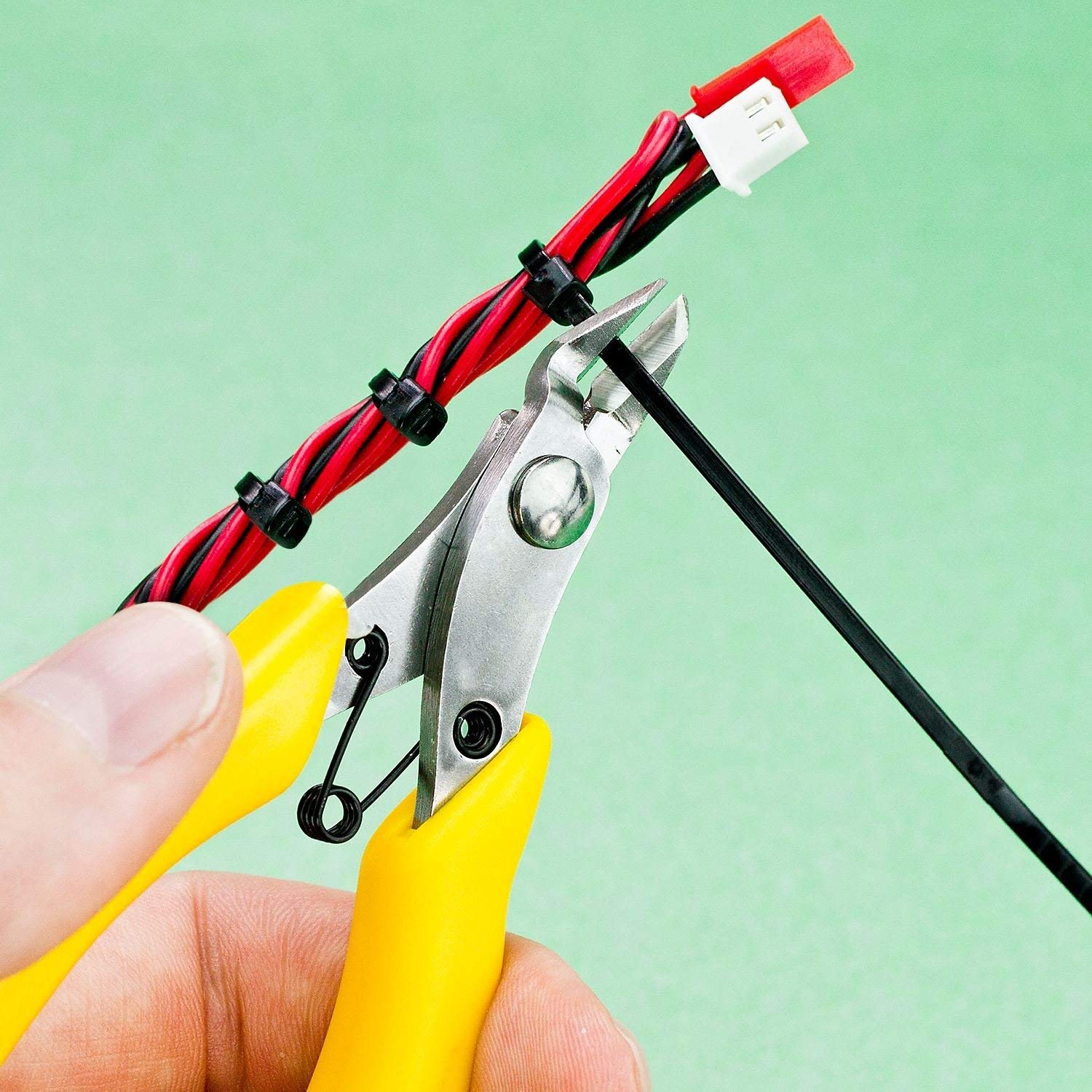 Modelcraft PPL5703 Side Cutter , Yellow, Red, Pack 1 - Image 3