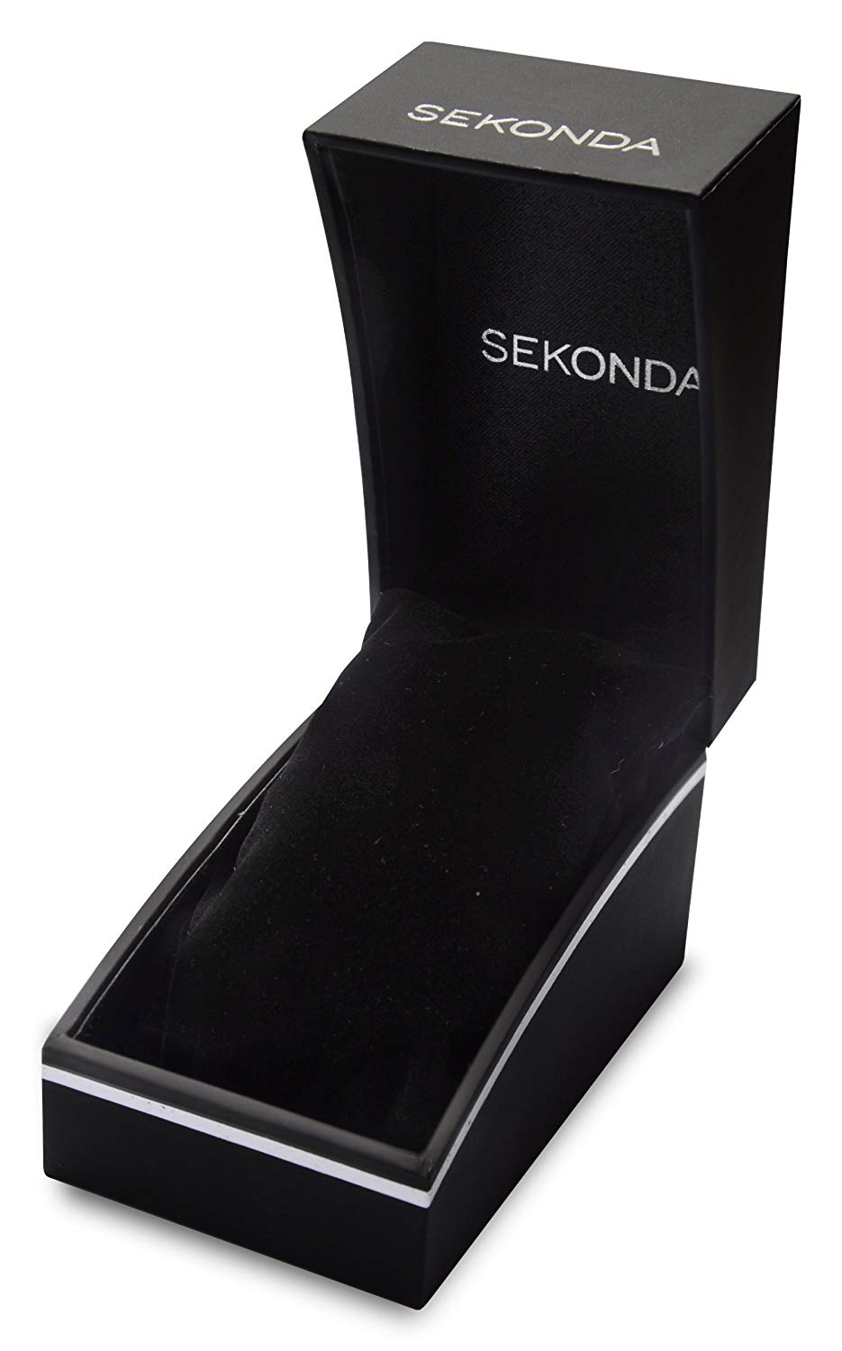 Sekonda Men's Quartz Watch with White Dial Analogue Display and Black Leather Strap 3621.27 - Image 4