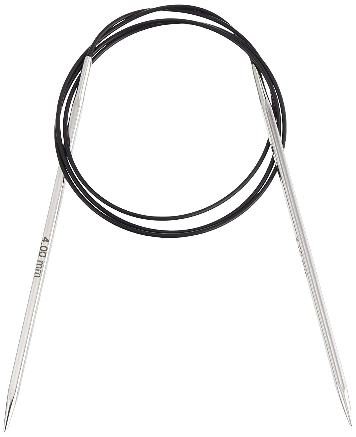 KnitPro Nova Cubics Fixed Circular Needles 40" (100cm), Silver, 4.00mm