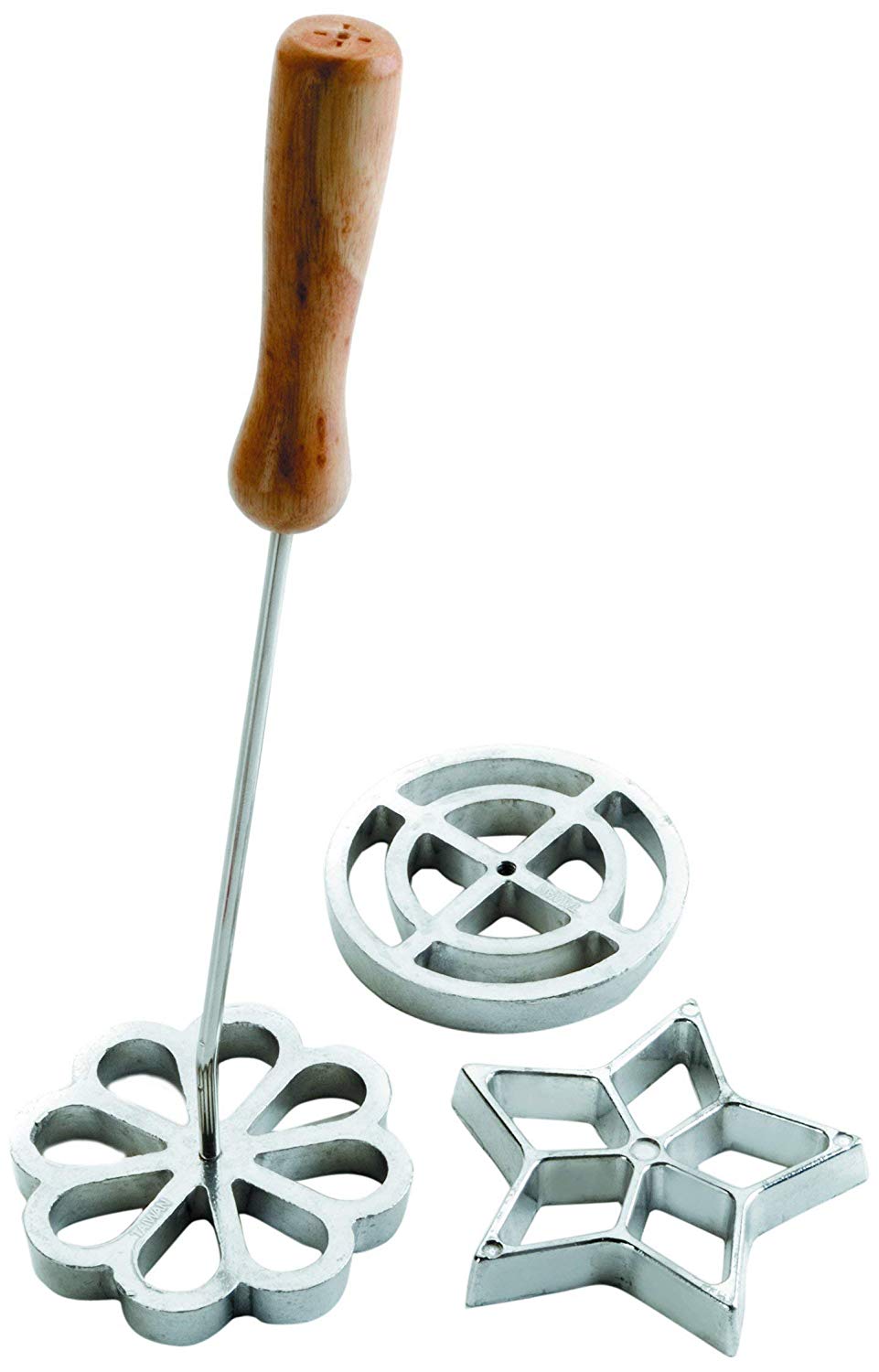 IBILI 787600 - Set Moldes rosetón, Silver/Brown, 27 x 7 x 7 cm
