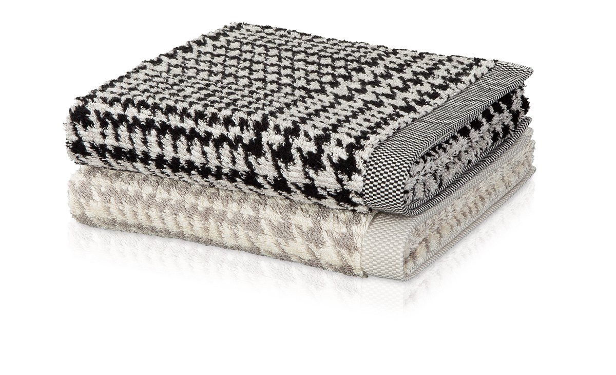 Möve Brooklyn hand towel 50 x 100 cm, 85% cotton / 10% viscose / 5% linen, nature/cashmere, Nature / Cashmere - Image 4