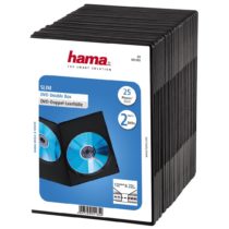 Hama DVD Double Box Slim 25 Black
