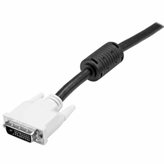 StarTech 2m DVI-D Dual Link Cable - Male to Male DVI-D Digital Video Monitor Cable - 25 pin DVI-D Cable M/M Black 2 Meter - 2560x1600 (DVIDDMM2M) - Image 2