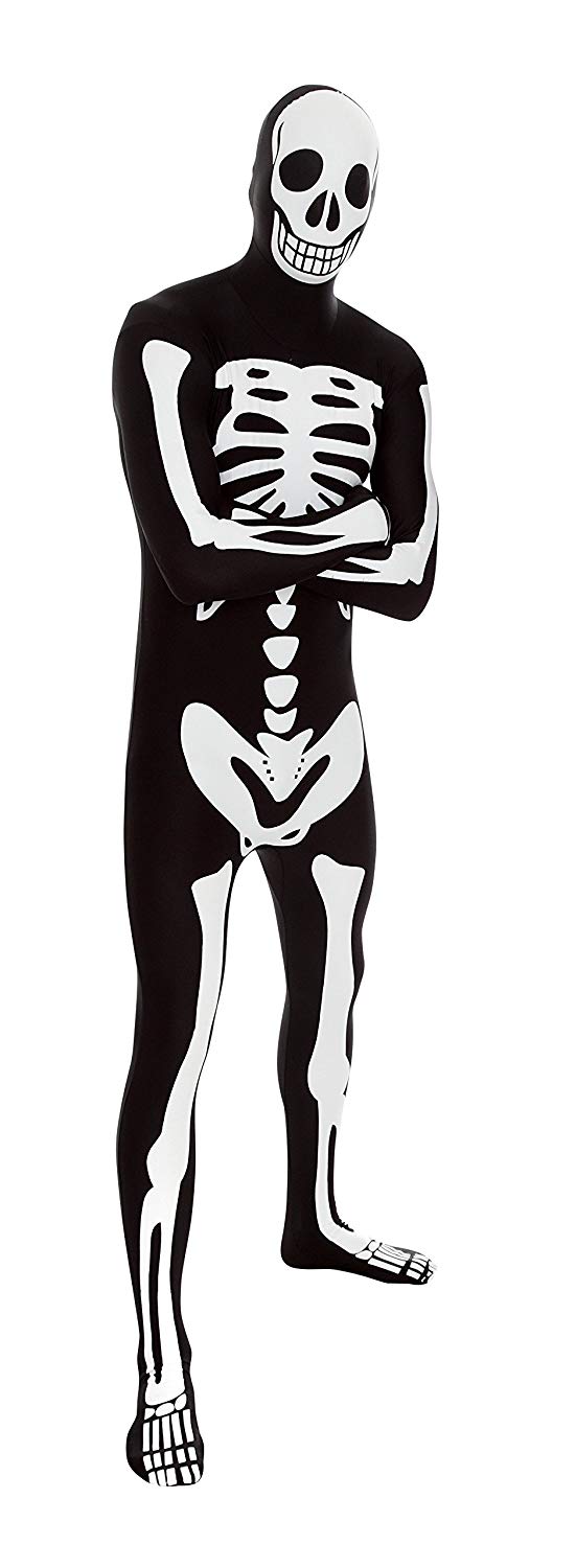 Morphsuits Glow Skeleton Fancy Dress Costume Size Medium 5′ 54 150cm 162cm Mpsgm Bigamart 0832