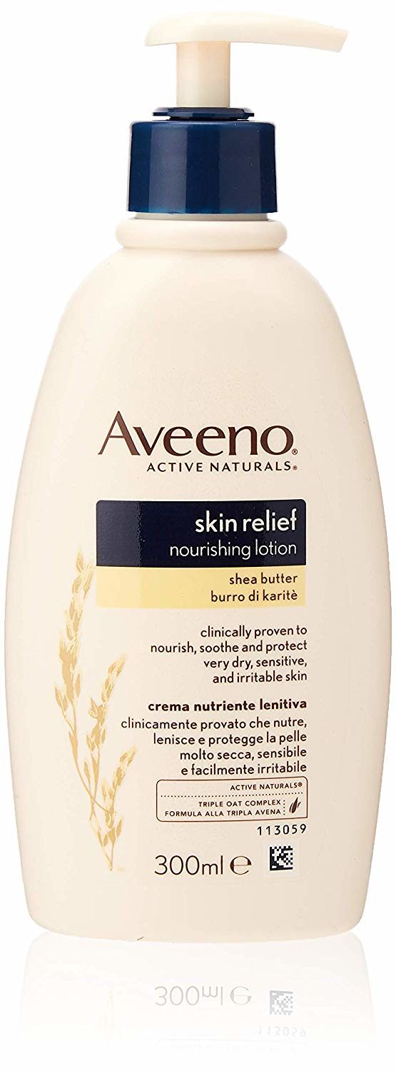 Aveeno Skin Relief Nourishing Lotion with Shea Butter 300ml, color_473, (Pack of 1)