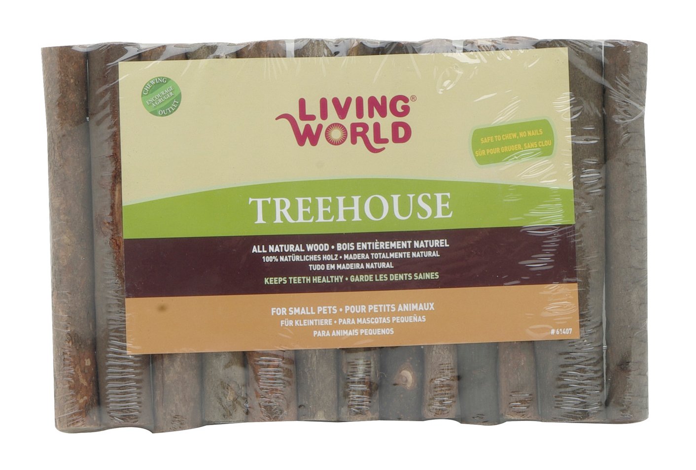 Living World TreeHouse Log Small Animal Accessory / Assorted Models, brown - Image 3