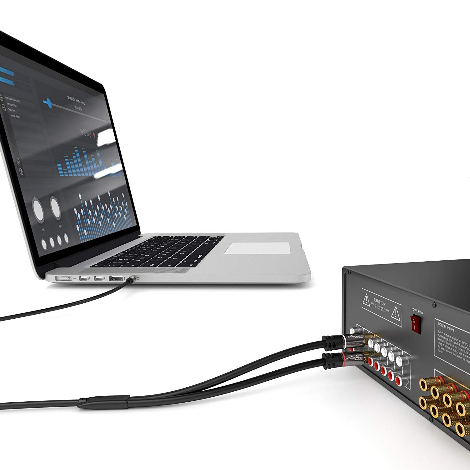 KabelDirekt, RCA to jack 3.5 adapter cable, 1,5 m - Image 4