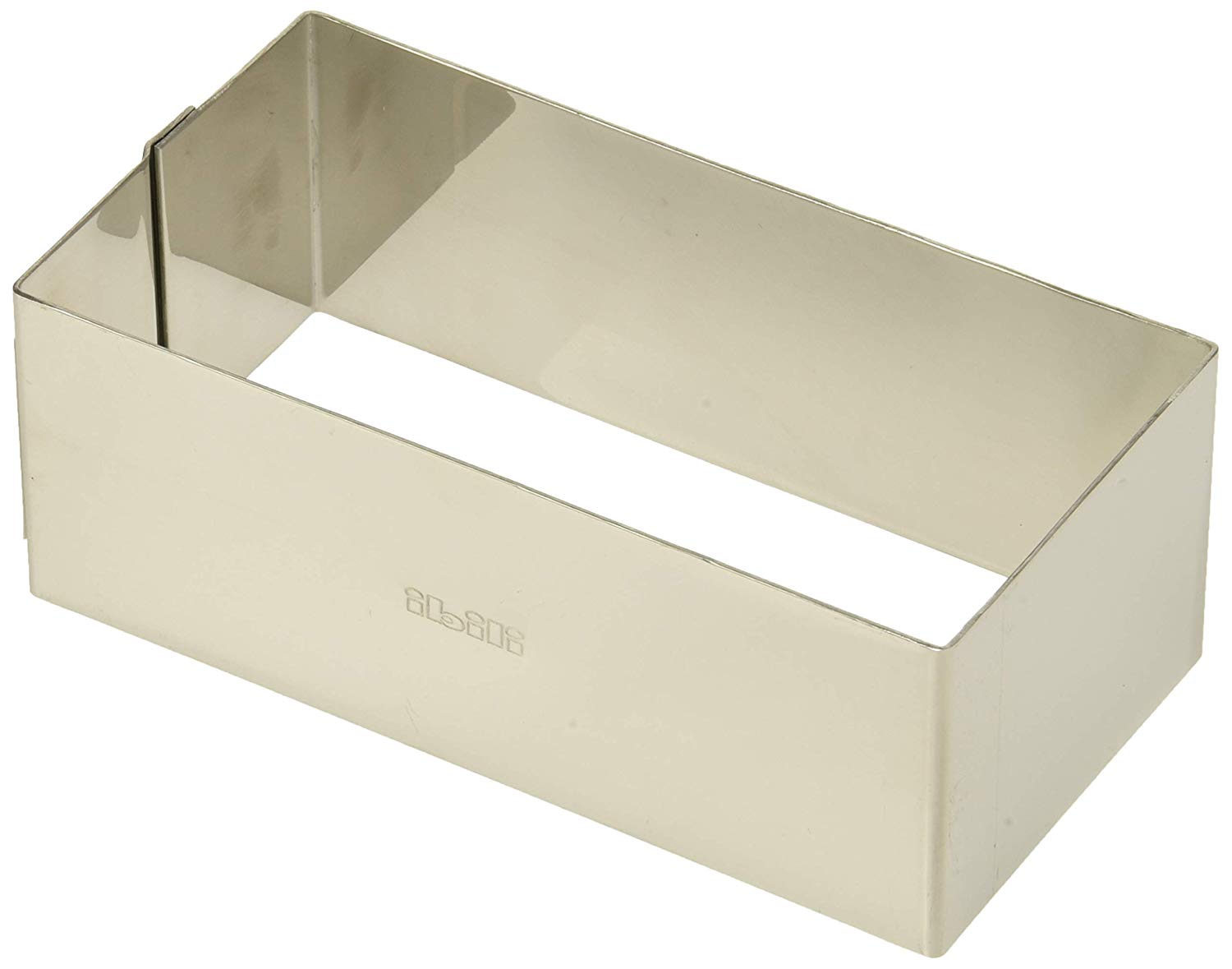 Ibili Clásica - Aro emplatar rectangular, 12x6x4,50 cms, Silver, 12 x 6 x 4.5 cm