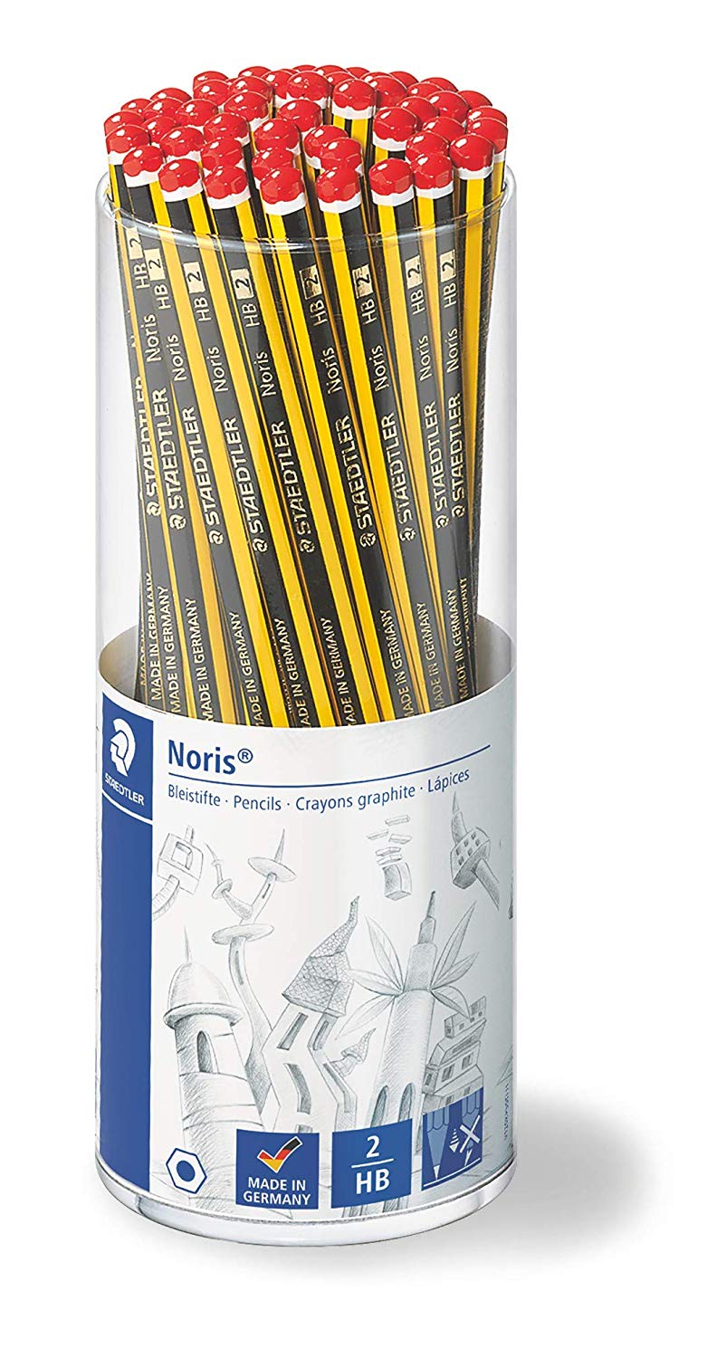 STAEDTLER 120 KP50 Noris Graphite Pencil - HB (Tub of 50), 1 count (Pack of 50)