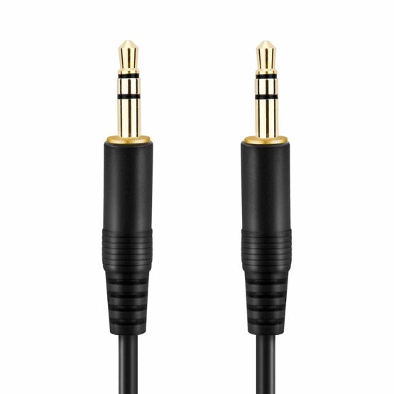 adaptare 10025 Audiokabel 3,5mm Klinkenstecker auf 3,5mm Klinkenstecker, vergoldete Kontakte, ultraslim, 2,0m, weiß - Image 3