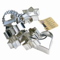 Kaiser Christmas Xmas Cookie Cutter Ring of 8, Size Large 7612829, Silver