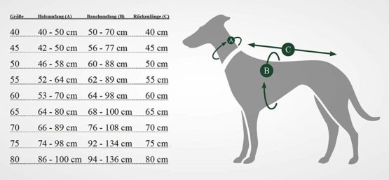 HUNTER Denali Adjustable Dog Coat, 50 cm, Grey - Image 2