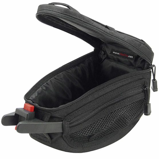 Rixen & Kaul Men's Coutoura Saddle Bag-Black, 2L - Image 3