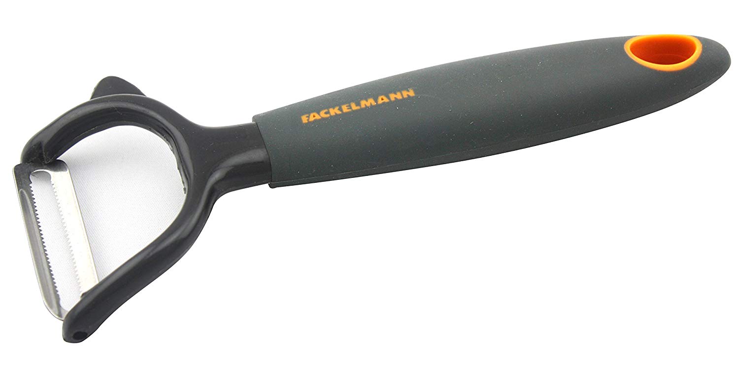 Fackelmann Y-Shaped Plastic Potato Peeler, Grey