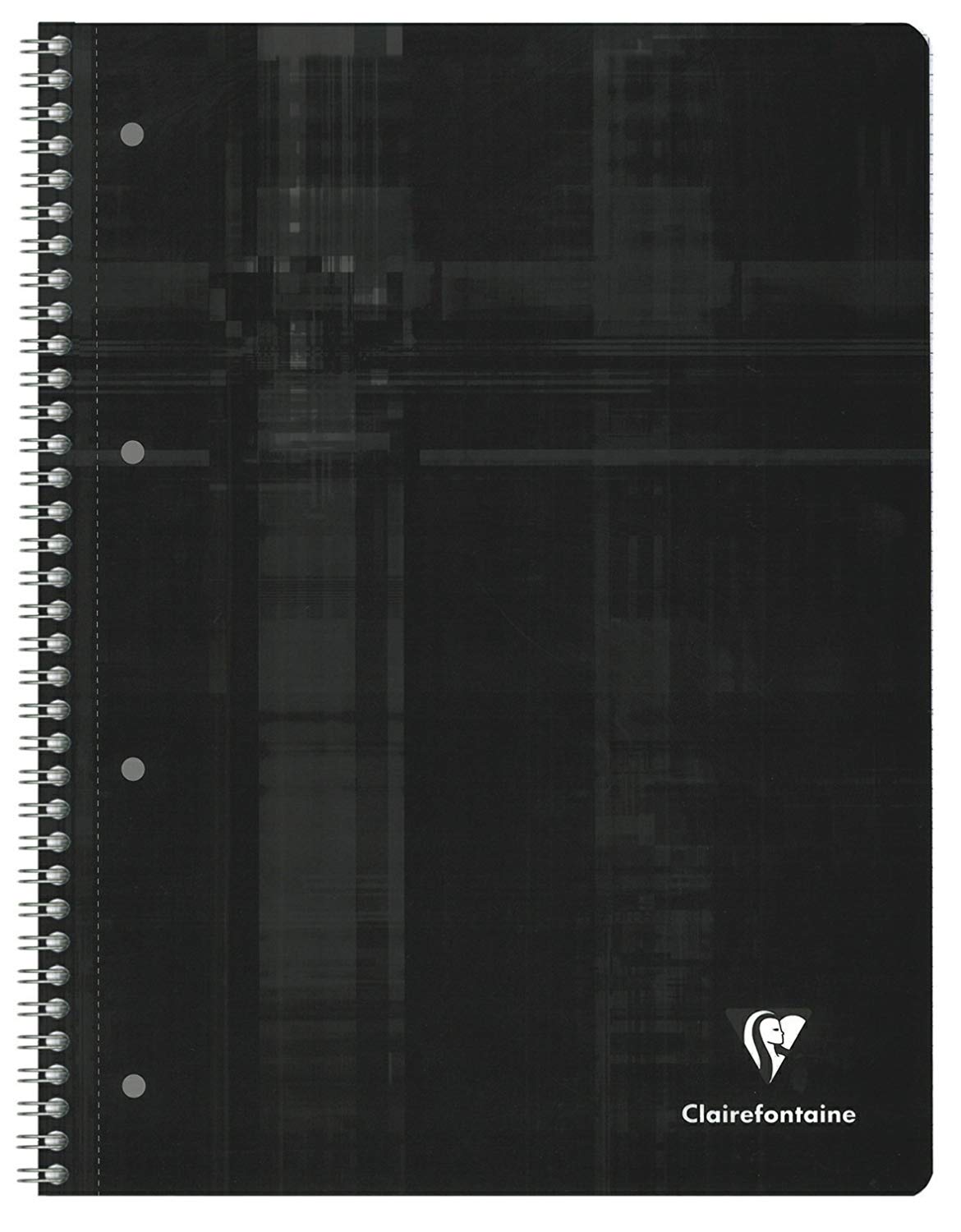 Clairefontaine 82489C A Perforated Spiral Notebook, A4+ 22.5x29.7cm, 240 Detachable Pages Small Squares w/ Margin - Image 2