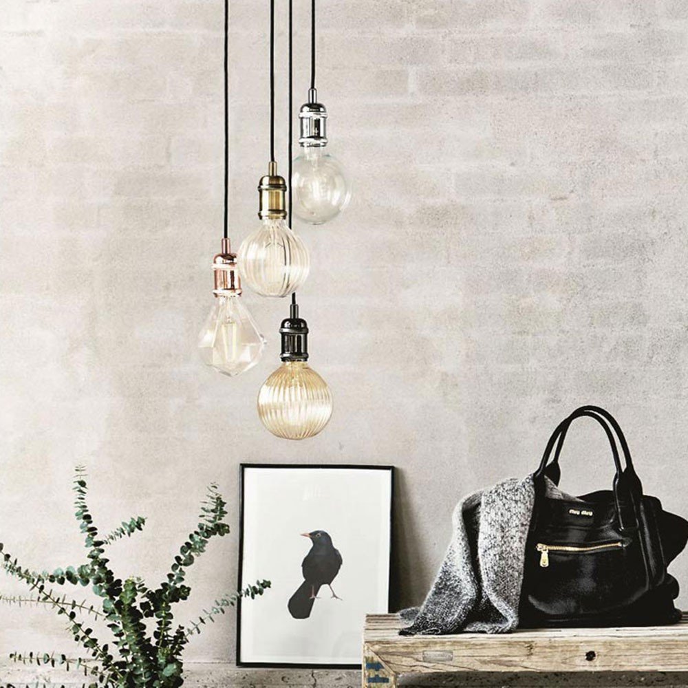 NORDLUX Avra Stribes Filament Bulb, Glass, Clear, E27, 2.0 Watts, 14.5 x diameter 10Cm - Image 2