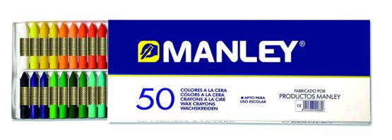 Manley 150 MNC00088 - Pencil Box with 50 Crayons