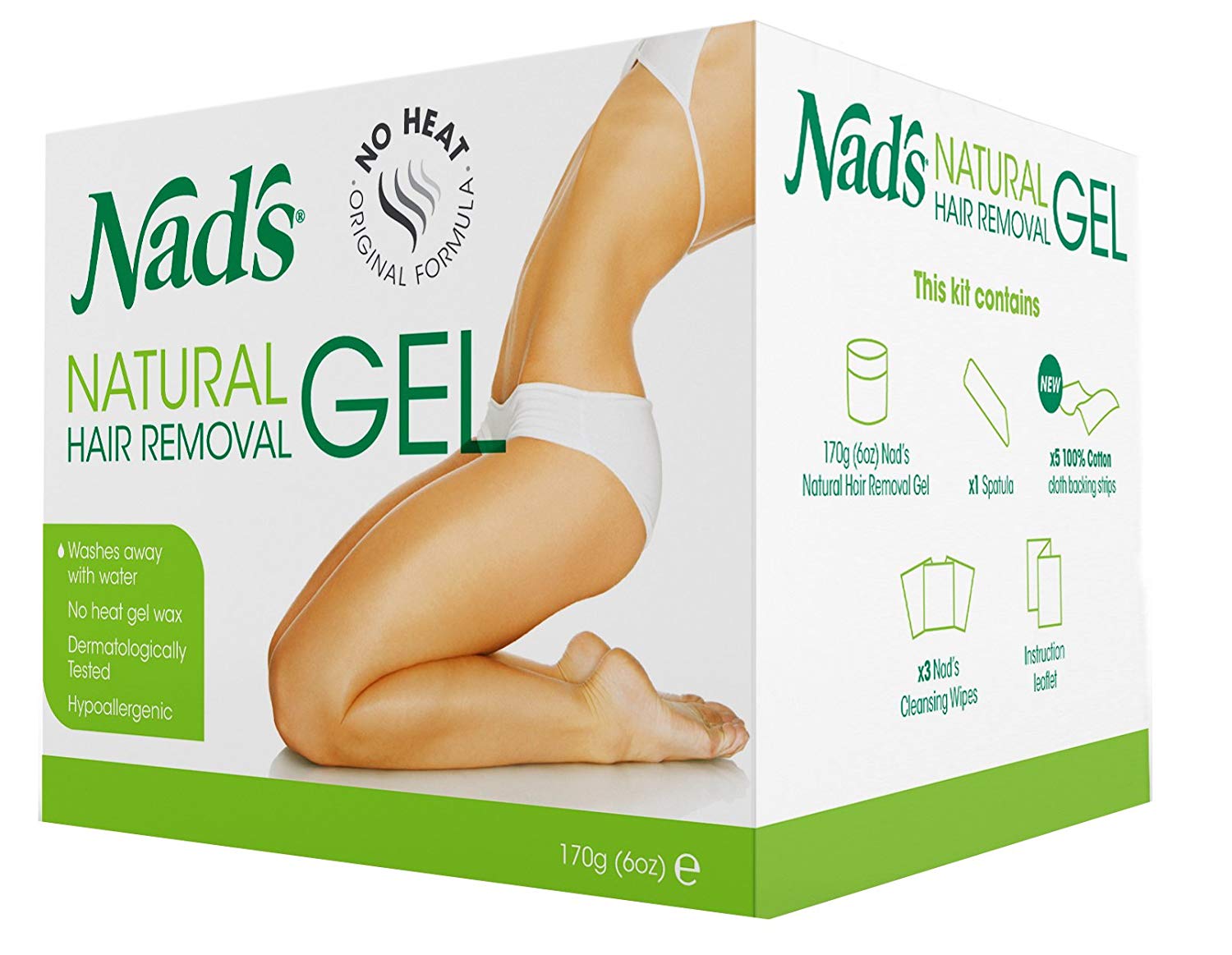 Nad's Natural Hair Removal Gel, 170g - BigaMart