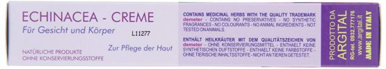 Argital Echinacea Cream 75 ml - Image 3