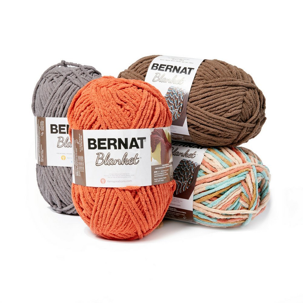 Bernat Blanket Yarn, 300 grs/ 10.5 oz, Pumpkin Spice, 300g - Image 4
