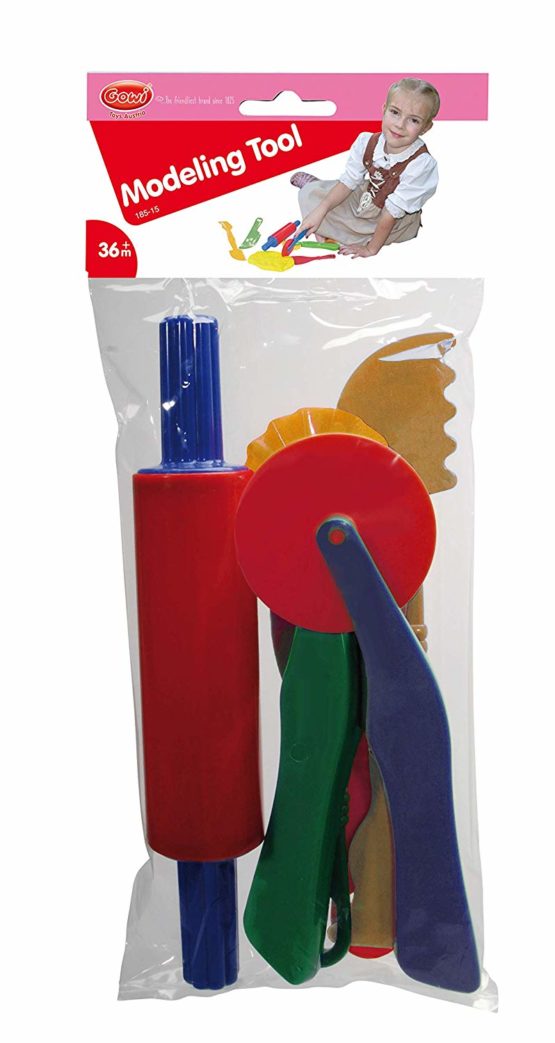 Gowi Toys Modelling Tools (Set of 6) - Play Dough Tools