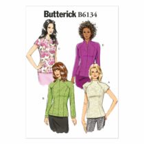 Butterick Patterns 6134 A5,Misses Top,Sizes 6-8-10-12-14