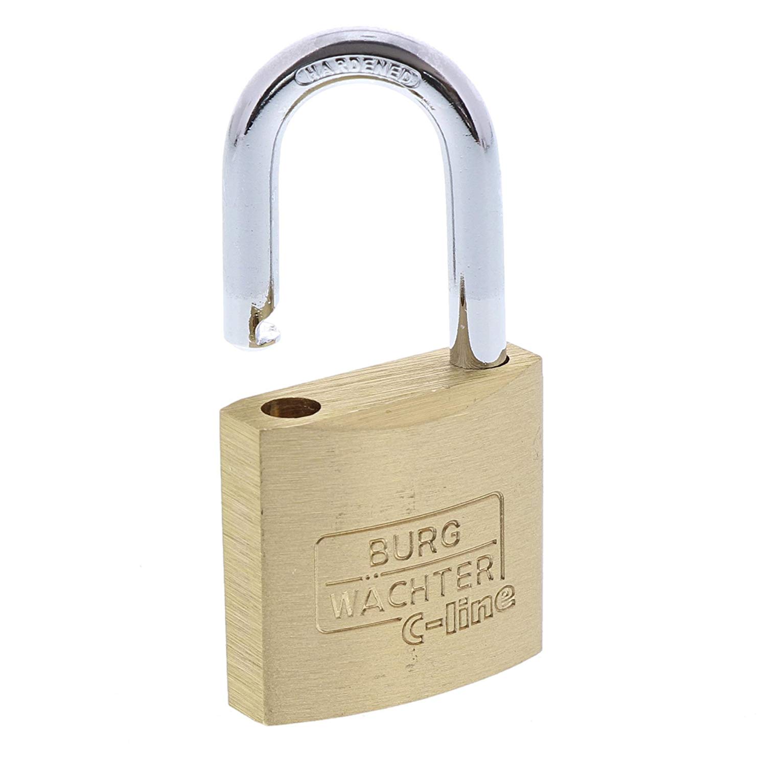 Brass Padlock 30mm - 222 30 SB, Gold, Silver, 30 mm - Image 3